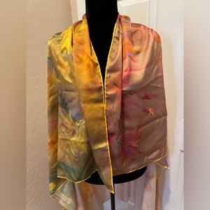 Bijan silk wrap